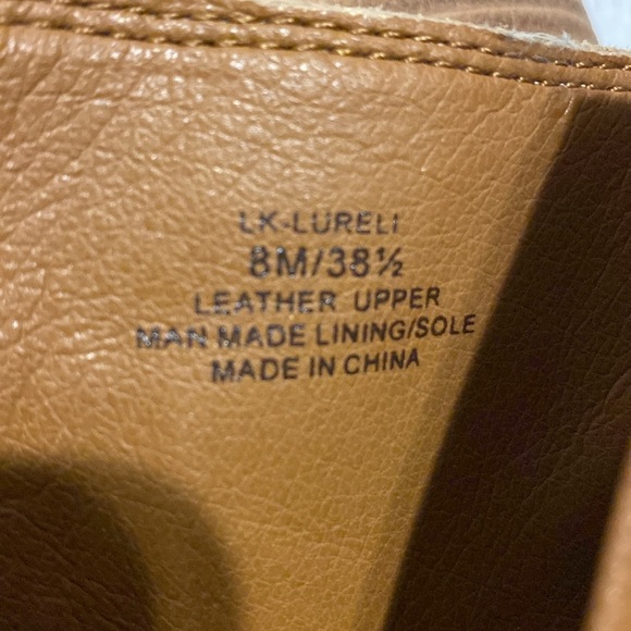 New Lucky Brand peep toe wedge booties size 8M - Picture 9 of 9